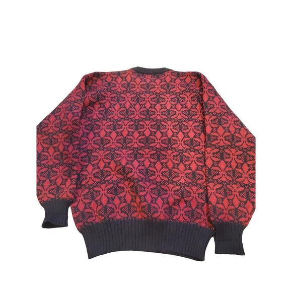 Christopher Hayes Vintage Wool Crewneck Intarsia? Sweater Large - Picture 3 of 6